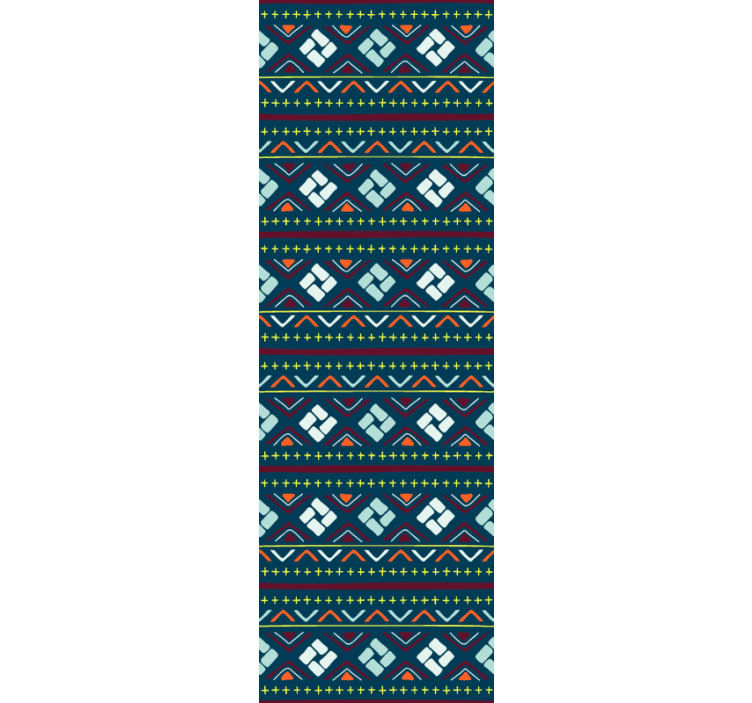 Papel de parede formas geométricas blocos coloridos - TenStickers