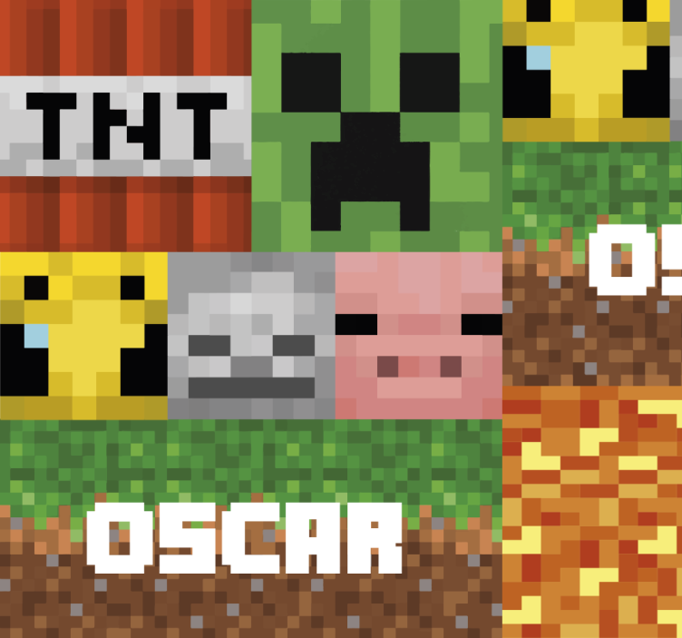 papel de parede infanto juvenil padrão geométrico de jogo - TenStickers