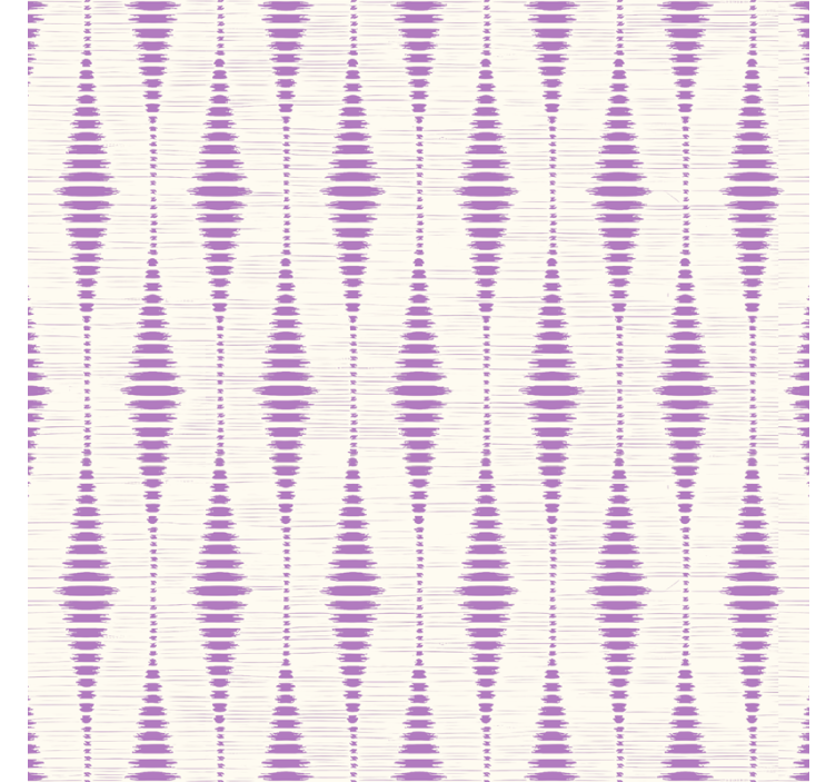 Papel de parede geométrico rabaul ikat roxo - TenStickers