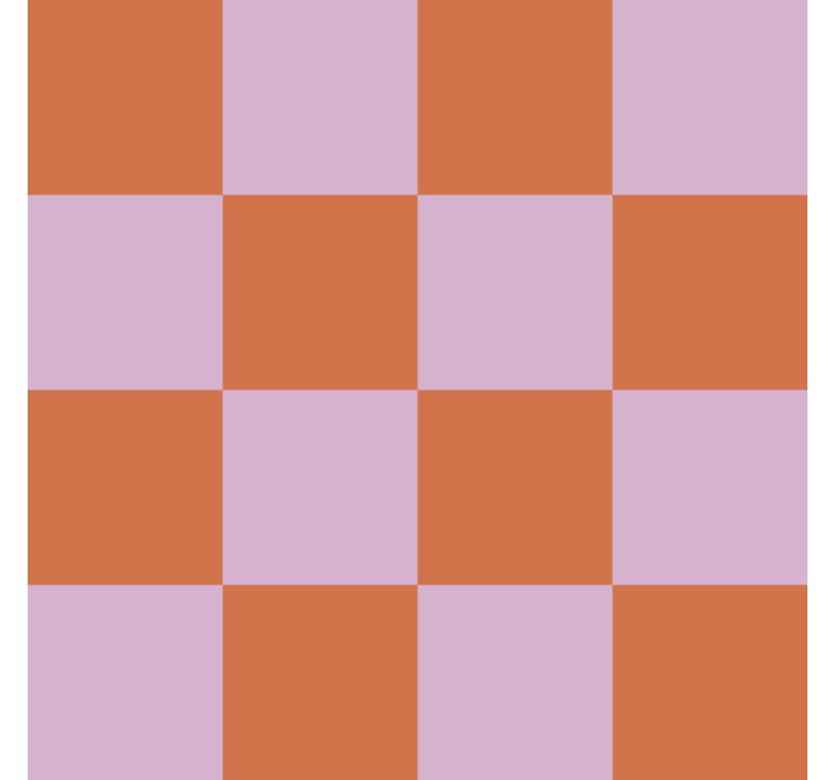 papel de parede azulejo motivo em tons de laranja - TenStickers