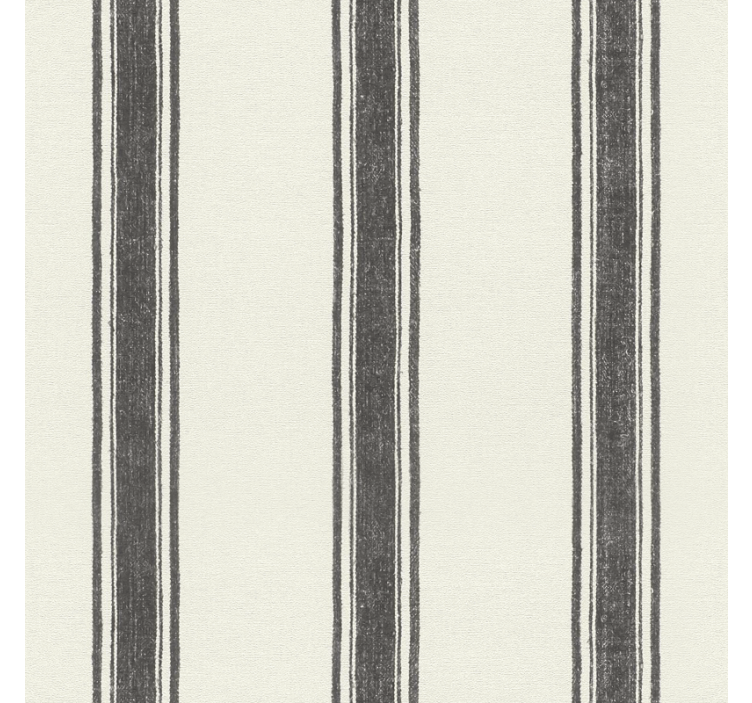 Papel de parede geométrico retas diplomáticas pretas - TenStickers