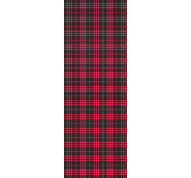 Papel de parede natal padrão tartan escocês - TenStickers
