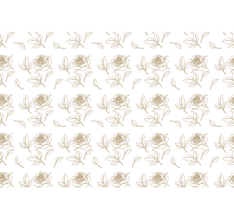 Papel de parede ornamental padrão rosa elegante - TenStickers