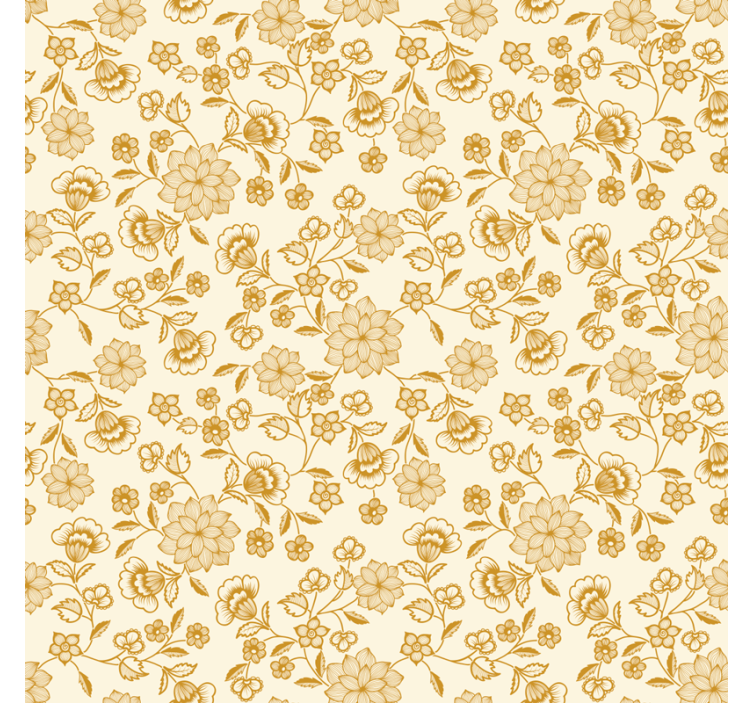 Papel de parede ornamental musa botânica graciosa - TenStickers
