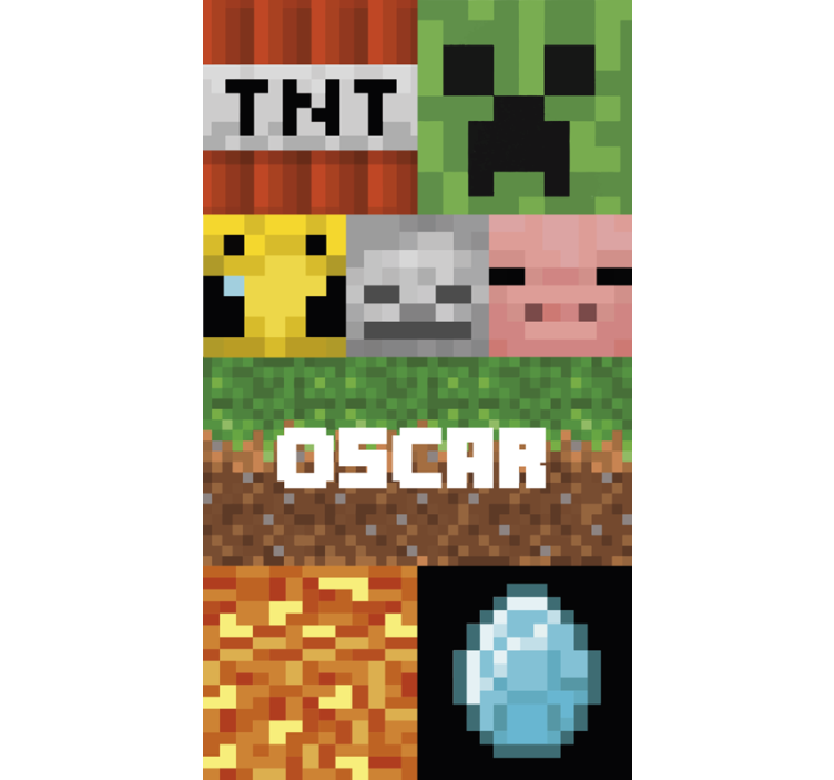 Papel de parede texturas e padrões padrão geométrico gamer - TenStickers