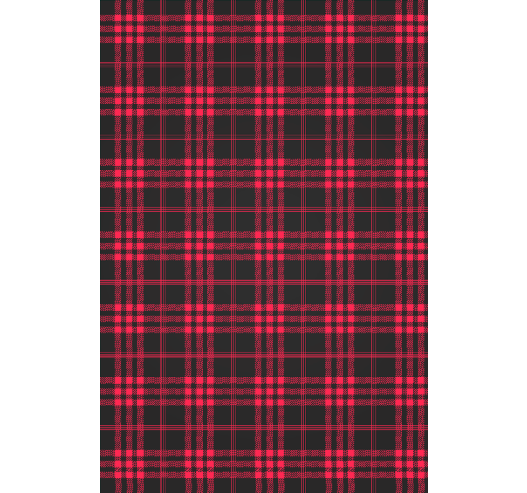 Papel de parede natal padrão tartan natalino - TenStickers