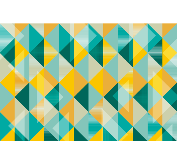 Papel de parede escritório história dos triângulos - TenStickers