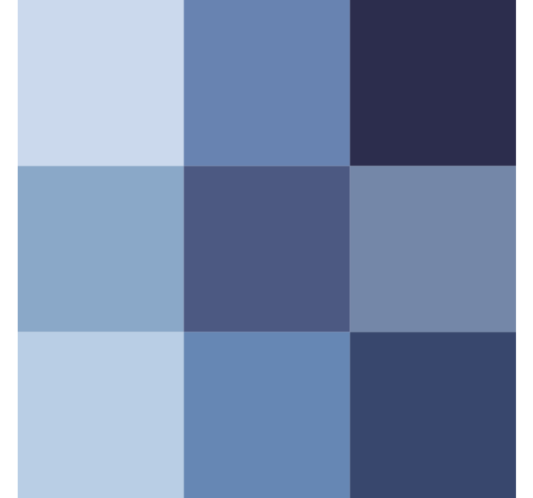 Papel de parede escritório azulejo moderno azul - TenStickers