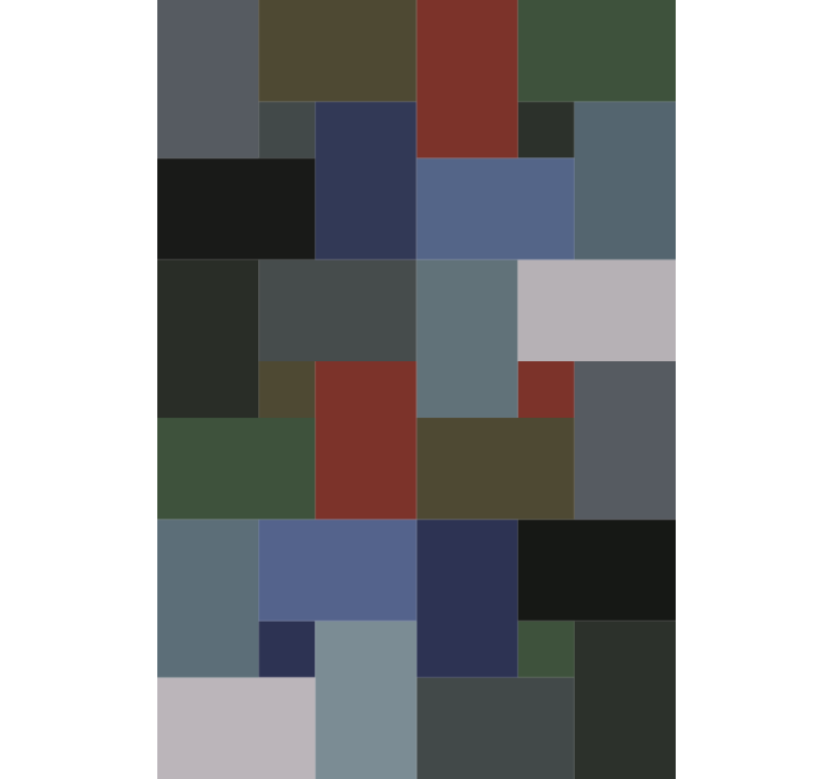 Papel de parede escritório azulejo moderno liso - TenStickers