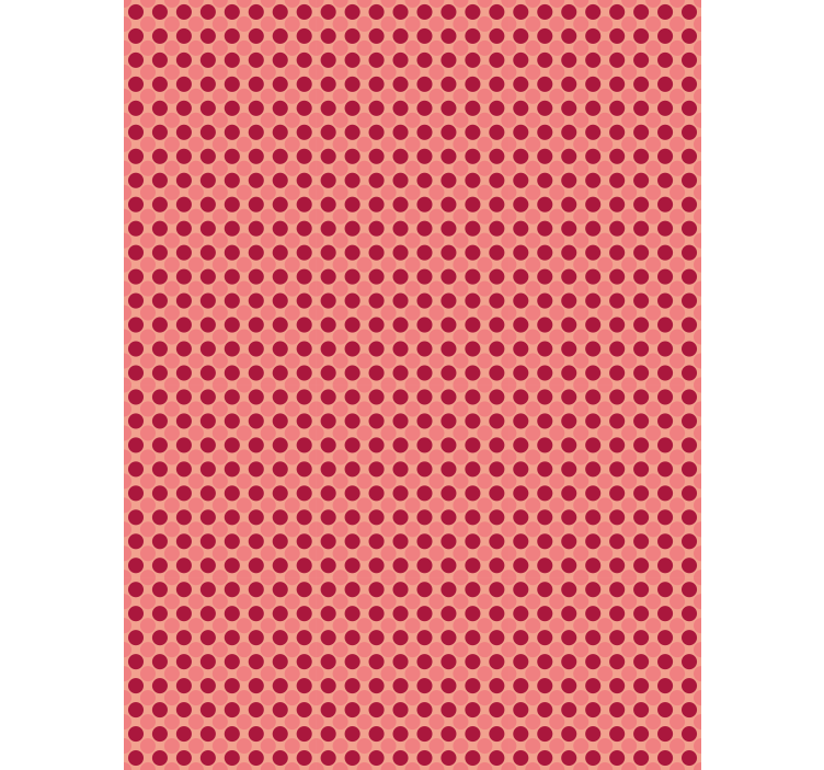 Papel de parede corredor padrão geométrico de pontos - TenStickers