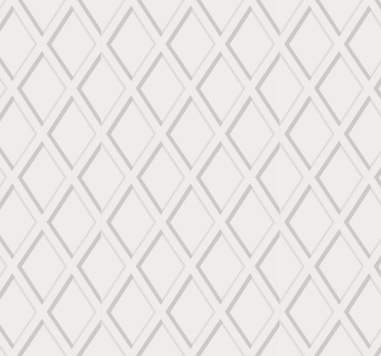 Papel de parede corredor padrão losango 3d hamptons - TenStickers
