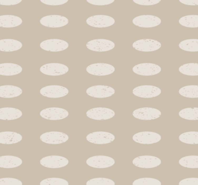 Papel de parede corredor padrão geométrico branco círculo - TenStickers