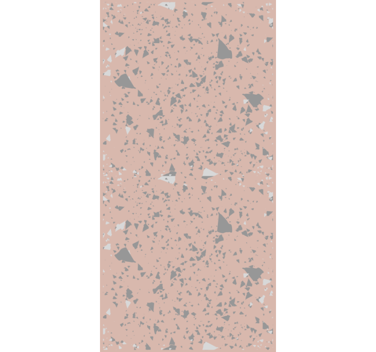 Papel de parede outras texturas cinza e rosa terrazzo - TenStickers