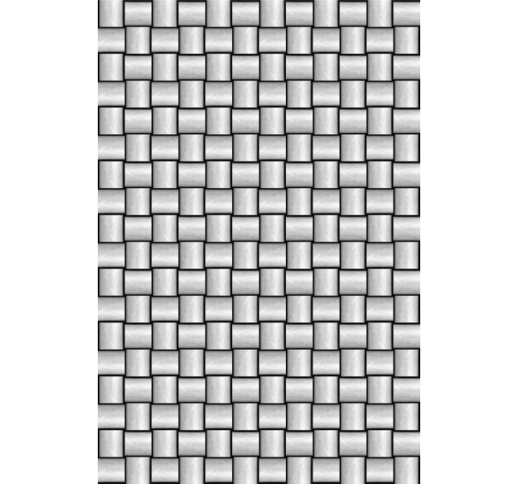 Papel de parede mármore com motivo de quadrados cinzas - TenStickers