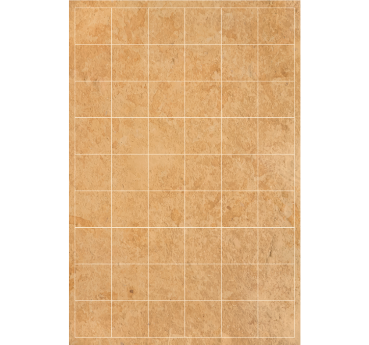 Papel de parede azulejo quadrados bege claro - TenStickers
