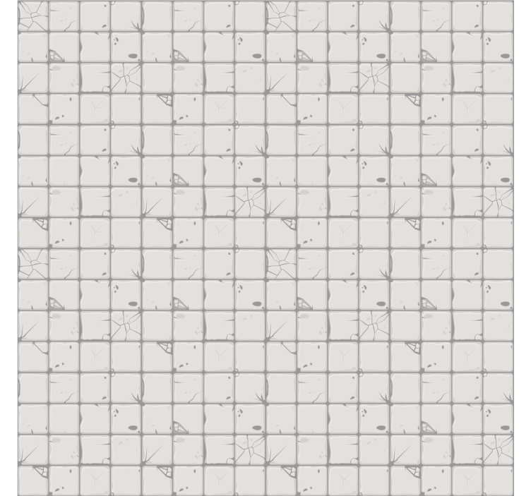 Papel de parede azulejo em tom cinza claro envelhecido - TenStickers