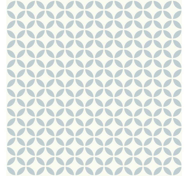 Papel de parede azulejo com design circular - TenStickers