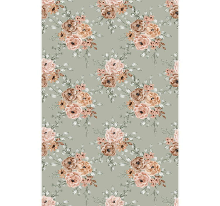 Papel de parede corredor arranjo bege bonito - TenStickers