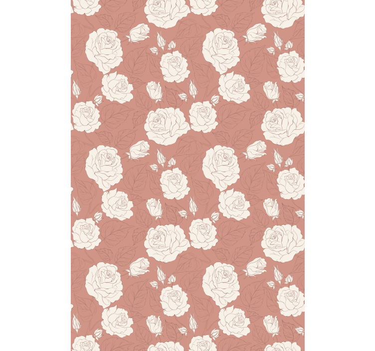 Papel de parede corredor arranjo delicado - TenStickers