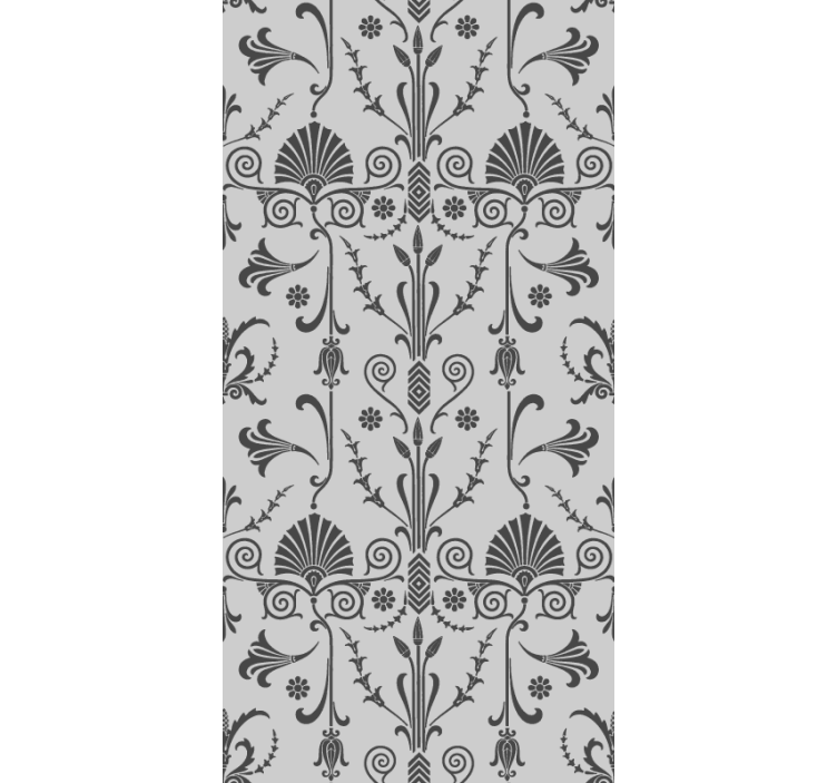 Papel de parede corredor arranjos botânicos elegantes - TenStickers