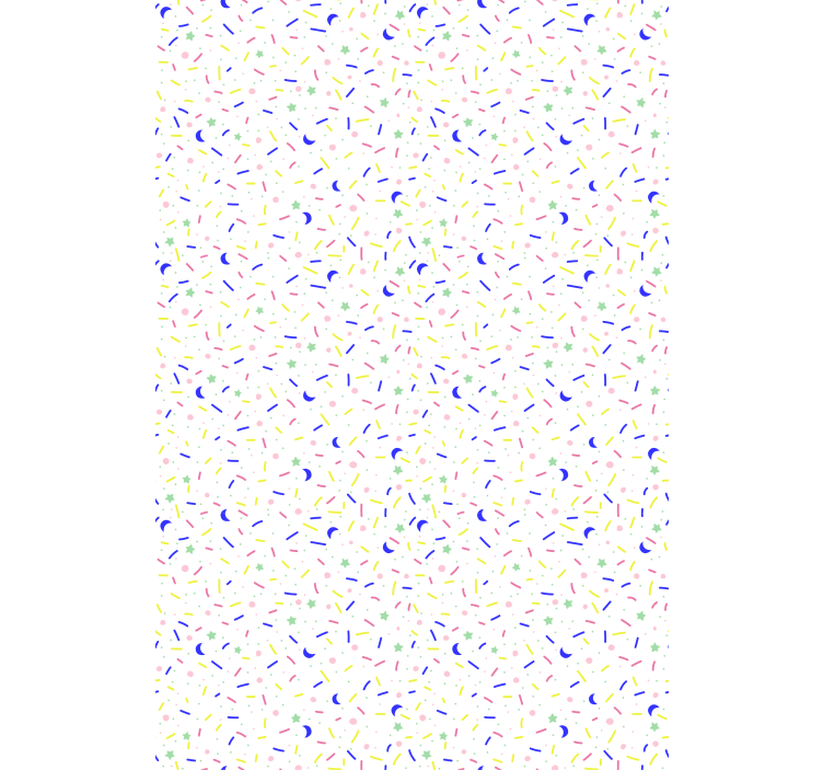 Papel de parede nórdicos padrão de confetes coloridos - TenStickers