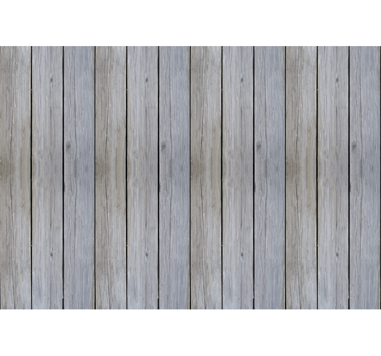 Papel de parede nórdicos em madeira cinza natural - TenStickers