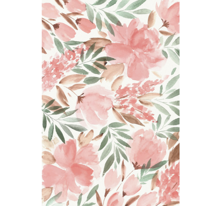 Papel de parede flores florescendo - TenStickers