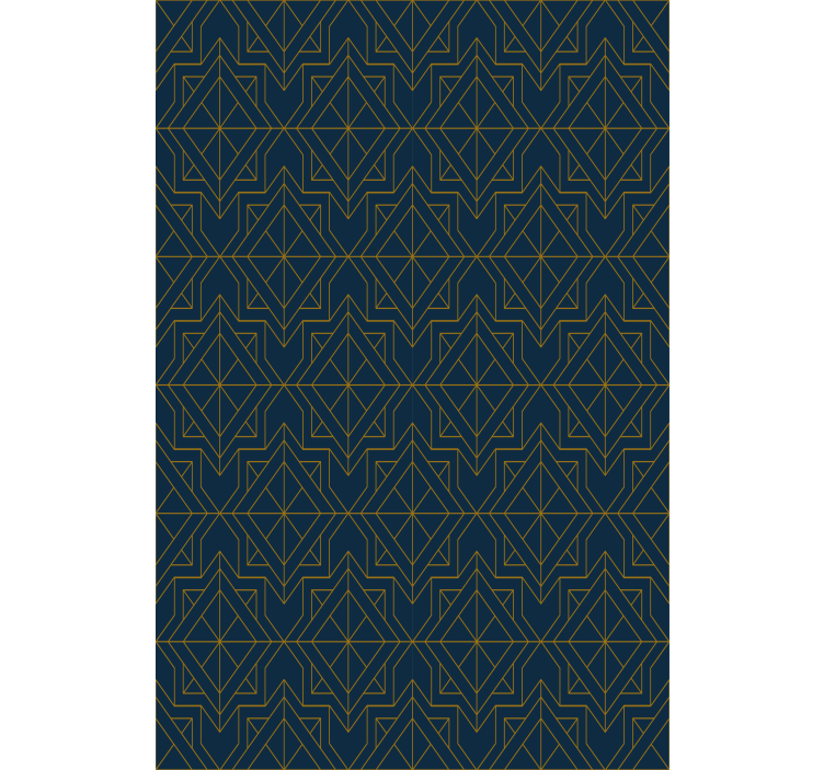 Papel de parede moderno conceito de arranjo geométrico - TenStickers