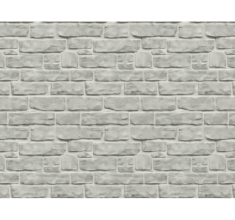 Papel de parede para sala efeitos de pedra cinza realista - TenStickers