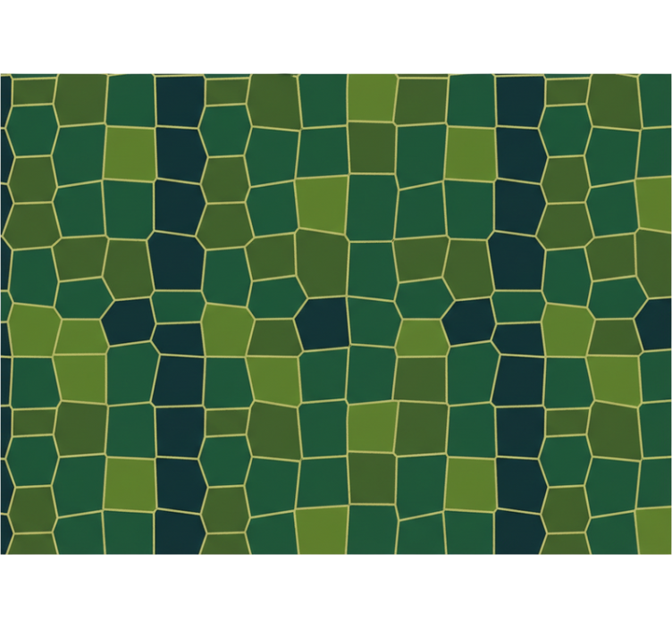 Papel de parede para cozinha padrão crocodilo verde - TenStickers