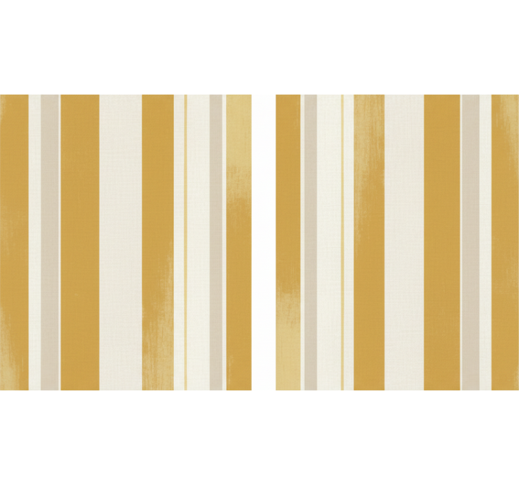 Papel de parede vertical listras amarelas finas - TenStickers