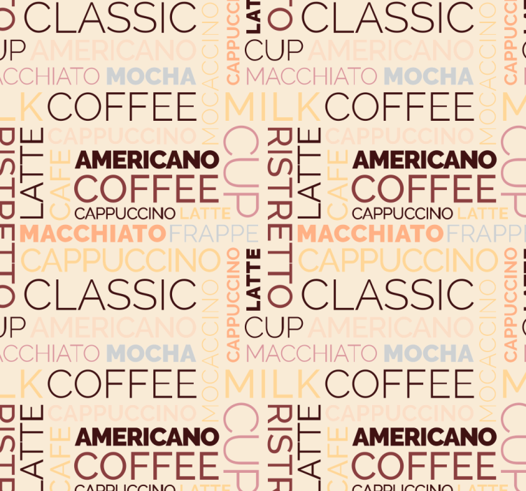 Papel de parede de café bebidas quentes - TenStickers