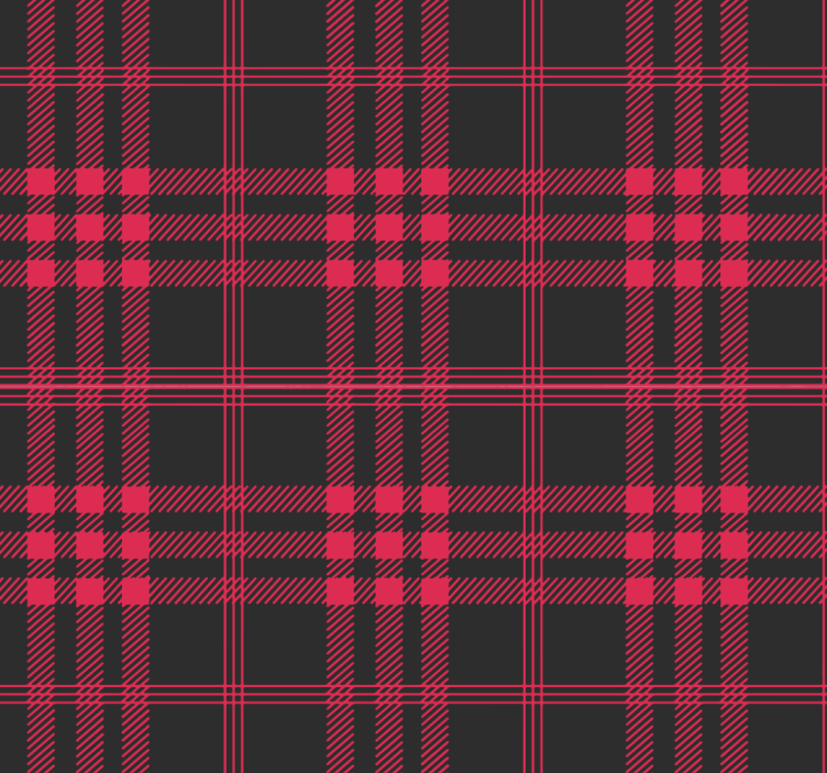 Papel de Parede listras Padrão tartan de natal - TenStickers