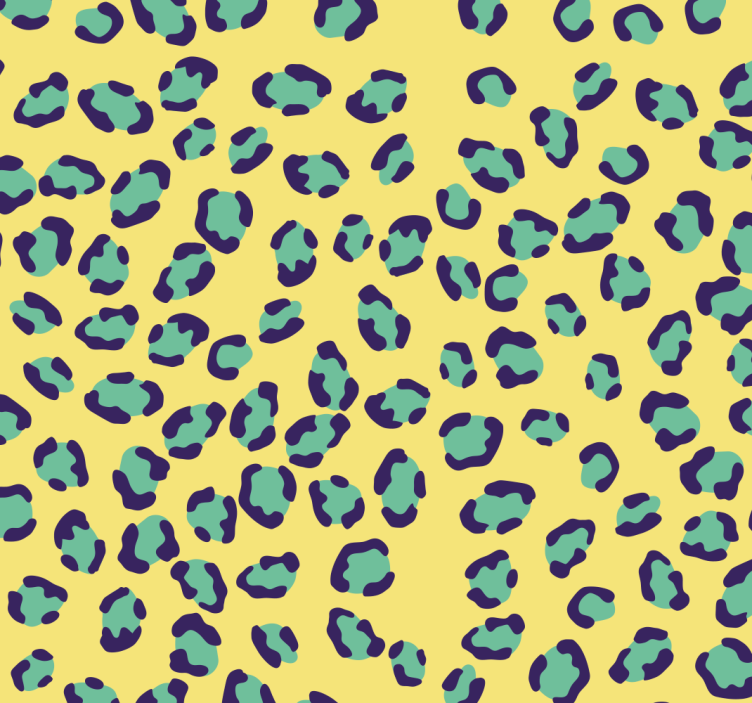 papel de parede leopardos motivo de mancha de leopardo - TenStickers