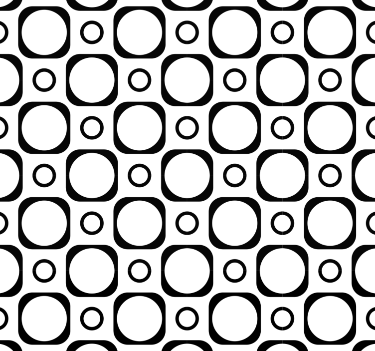 papel de parede formas geométricas geometria circular - TenStickers