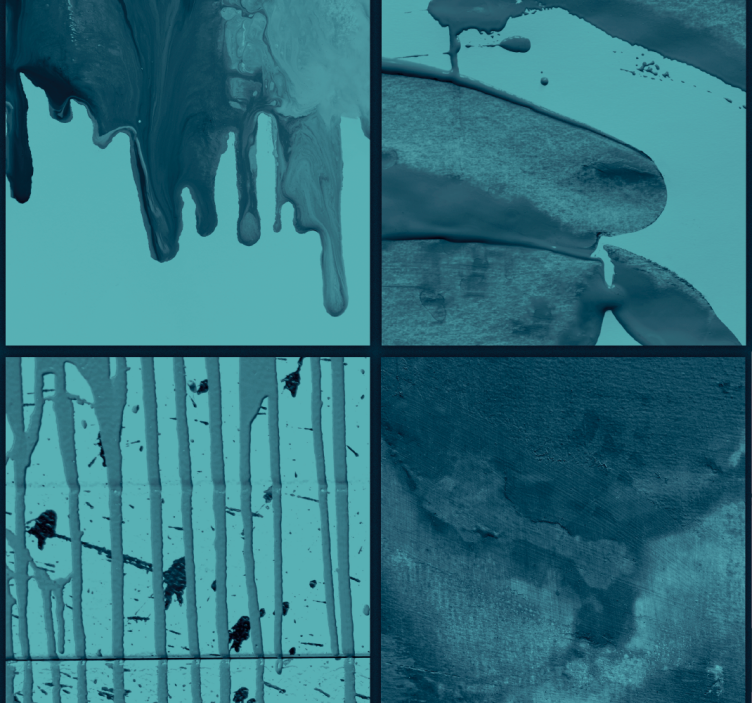 Papel de parede atrás do muro de chuva - TenStickers