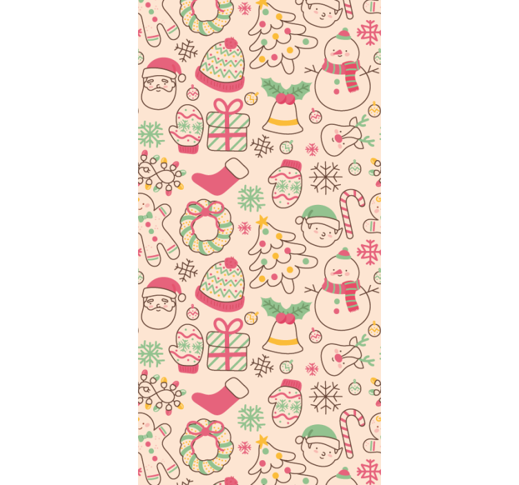 papel de parede para sala Luzes de natal - TenStickers