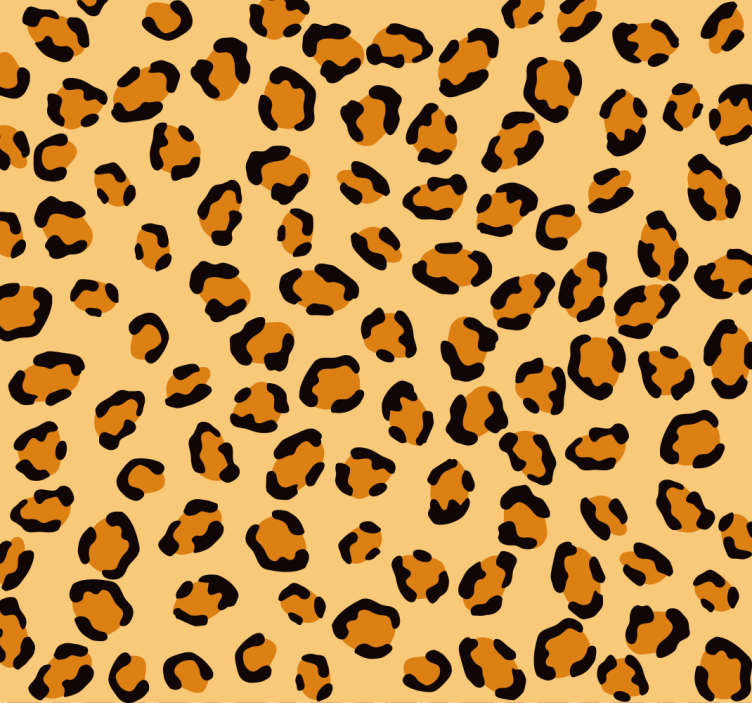 papel de parede de animais Estampa de leopardo - TenStickers