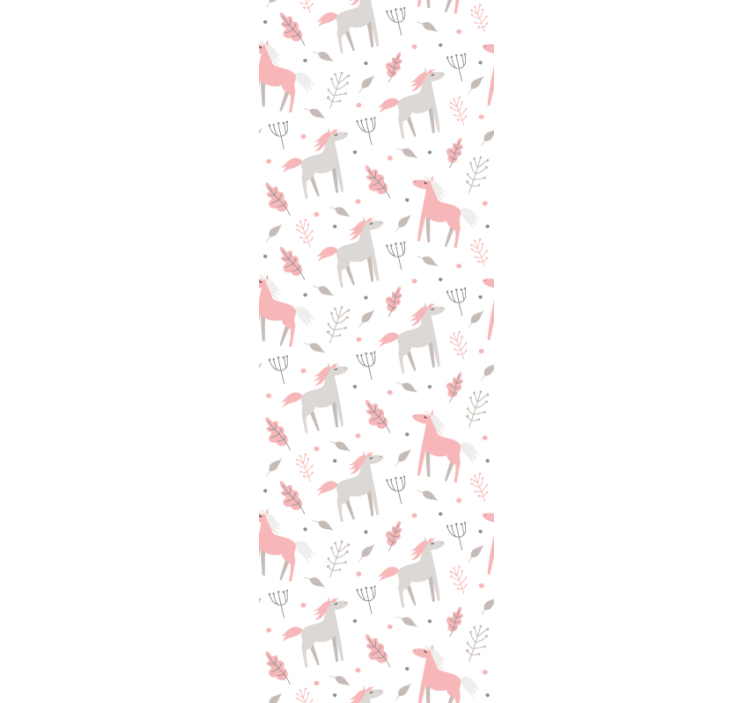 papel de parede de animais Madeira de cavalo - TenStickers