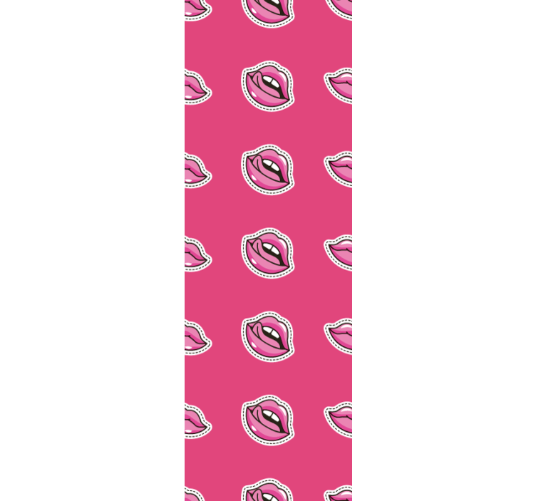 papel de parede moderno Imagem sobre rosa - TenStickers
