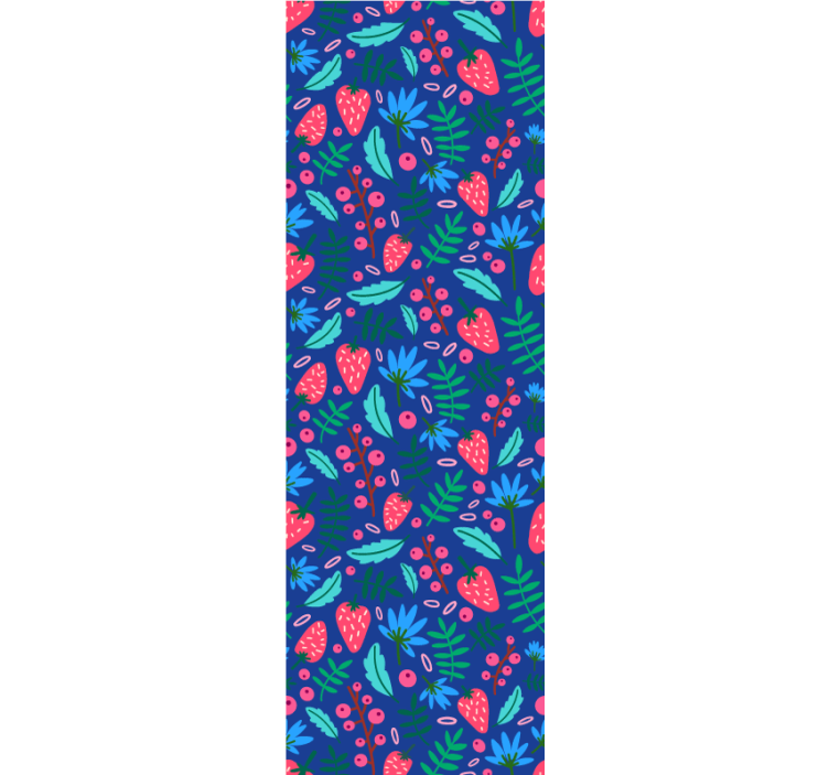 Papel de parede folhas padrões botânicos florais - TenStickers