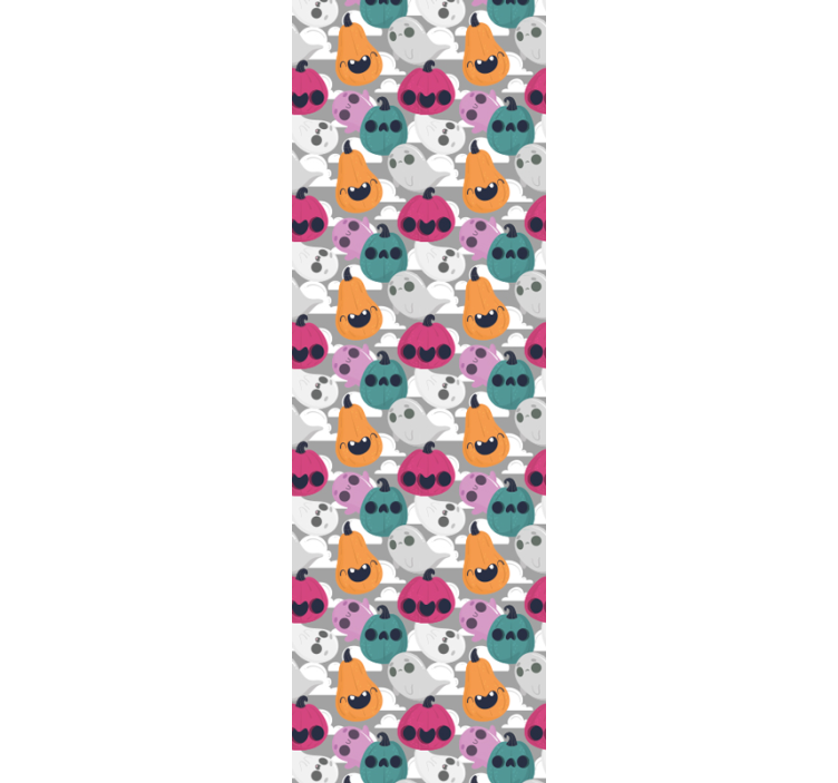 papel de parede para sala Símbolos engraçados de halloween - TenStickers