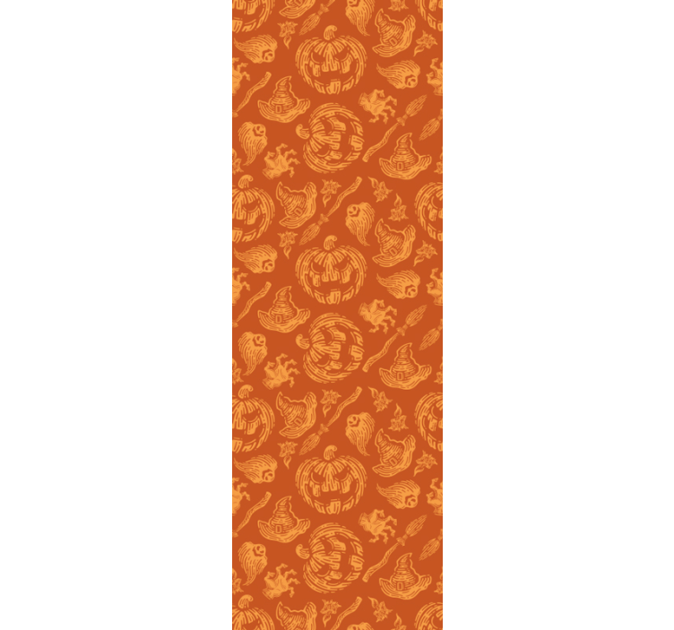 papel de parede para sala Elementos de halloween desenhados à mão - TenStickers