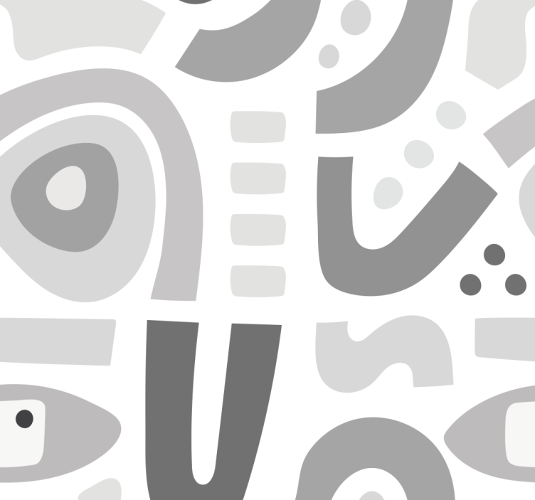 Papel de parede formas geométricas formas abstratas - TenStickers