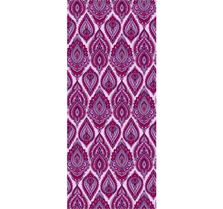 papel de parede ornamental paisley ornamentado - TenStickers