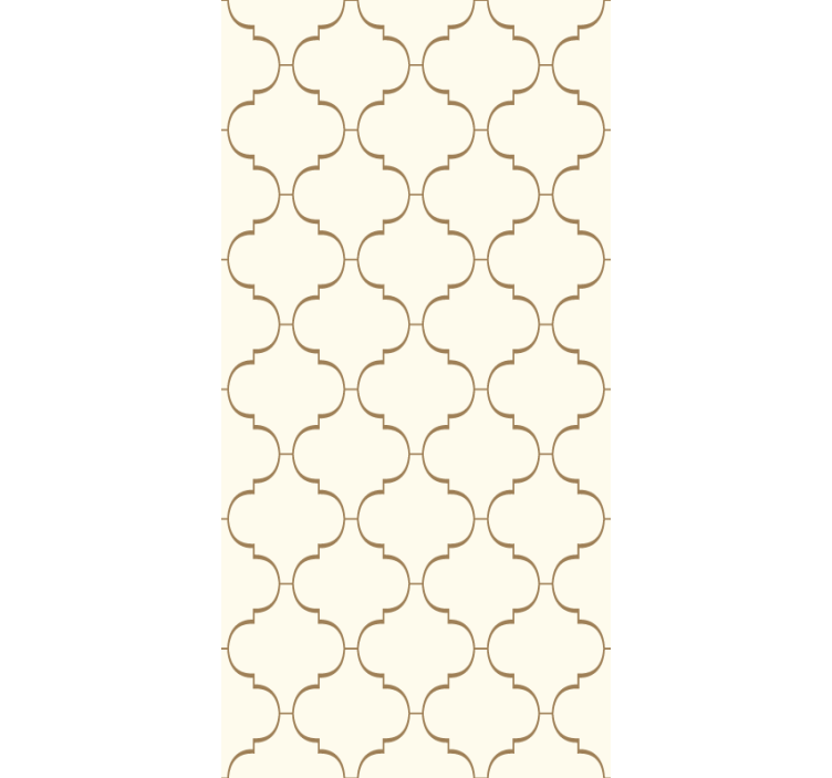 papel de parede ornamental treliça ornamentada - TenStickers
