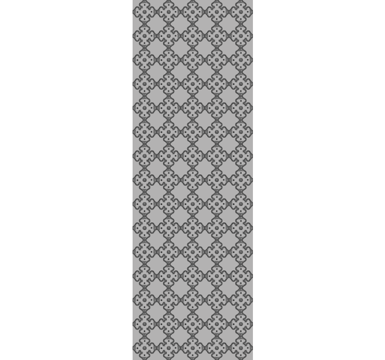 papel de parede ornamental quadrifólio intrincado - TenStickers