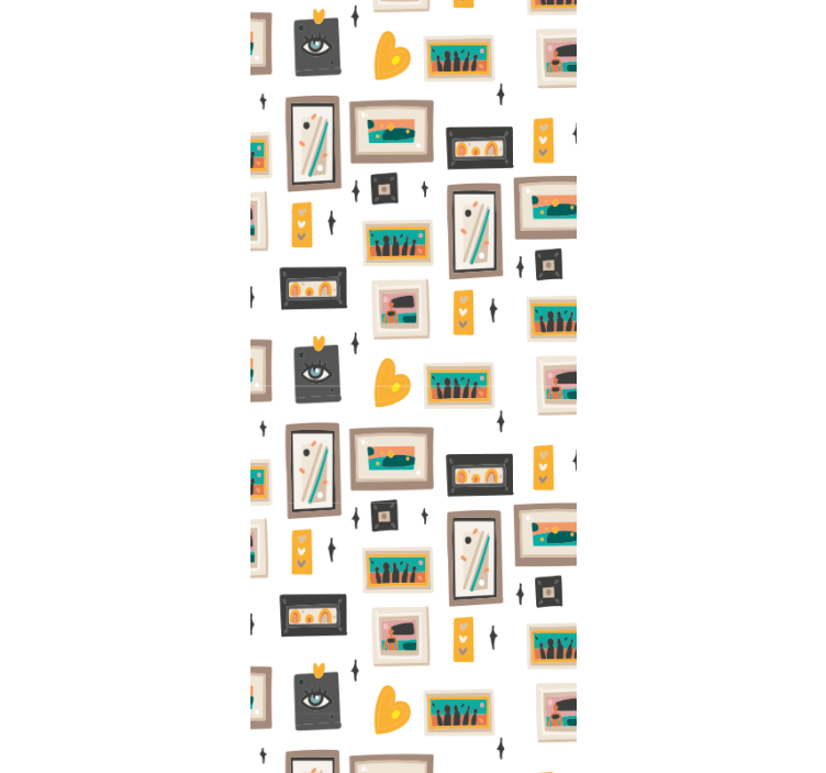 Papel de parede industrial motivos de escritório retrô - TenStickers