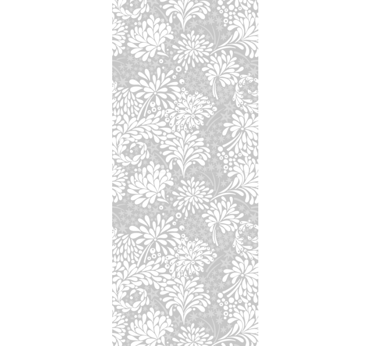papel de parede estrelas Fogo de artifício branco - TenStickers