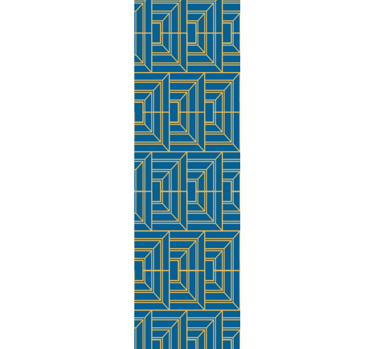 papel de parede formas geométricas labirinto angular - TenStickers